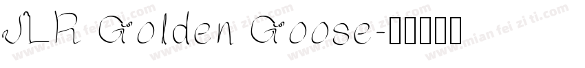 JLR Golden Goose字体转换